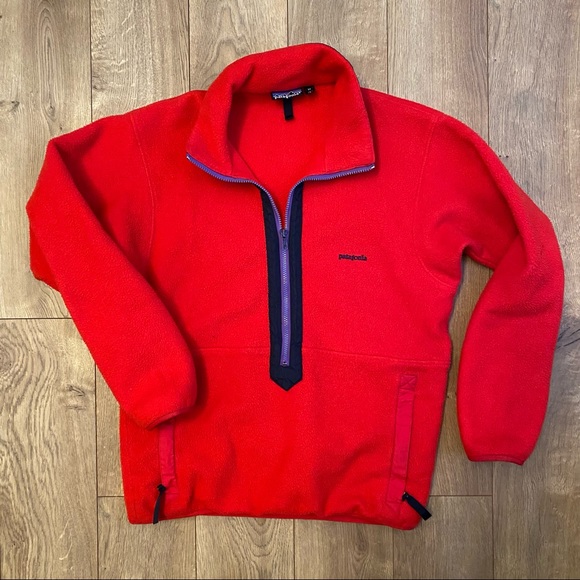 Patagonia Other - Patagonia 1989 Half Zip Pullover Pile Fleece VTG Pullover 1980s USA Made 25861